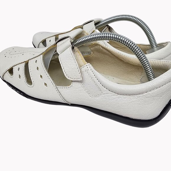 Dr Scholls Womens Size 7M White Leather Double Air Pillo Comfort Walking Shoes - Picture 9 of 10